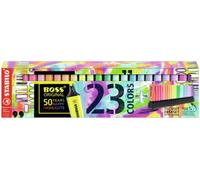 Stabilo boss 70 set de mesa 50º aniversario de 23 rotuladores marcado