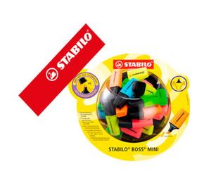 Stabilo Boss Mini Rotuladores Fluorescentes Colores Surtidos Expositor de 50 Unidades