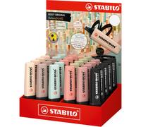 Stabilo boss naturecolors expositor de 30 marcadores - trazo entre 2 y