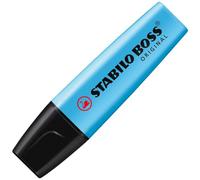 STABILO BOSS ORIGINAL MARCADOR FLUORESCENTE PUNTA BISELADA AZUL 70 31