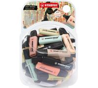 STABILO BOSS ORIGINAL NatureCOLORS, set de 60 rotuladores en envase tipo bombonera