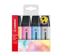 Stabilo BOSS subrayadores Pastel (naranja, gris, azul, fucsia)