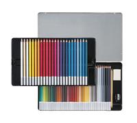 STABILO Lápiz de color tiza-pastel CarbOthello ARTY+ Estuche metálico de 48 piezas, 48 colores