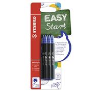 STABILO Recarga para roller EASYorigina Punta M borrable Pack de 6 azul
