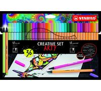 Stabilo creative set arty rotulador de punta fina colores surtidos 36