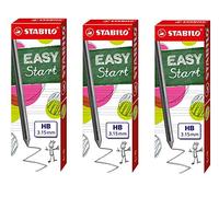 STABILO Easy Ergo - Minas para lápices (3,15 mm, HB, 18 unidades)