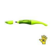STABILO Roller ergonómico para diestros EASYoriginal verde lima/azul, borrable incluye cartucho