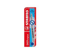 STABILO - Recarga para roller EASYoriginal - Punta F - Pack de 3 - azul (borrable)
