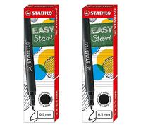 STABILO EASYoriginal - Recambios ergonómicos de punta redonda (6 unidades), color negro