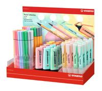 Stabilo Expositor Surtido de Rotuladores BOSS Original, PEN 68, POINT 88, BOX y SWING COOL