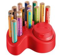 STABILO Lápiz de color woody 3 en 1 multitalento – Set mesa 15 unidades y 1 sacapuntas con depósito