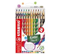 STABILO Lápices de color ergonómicos para diestros EASYcolors Estuche 24 colores