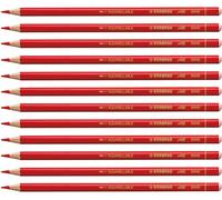 STABILO Lápiz de color multisuperficie All – Pack de 12 – Rojo
