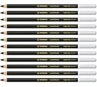STABILO - Lápiz de color tiza-pastel - CarbOthello - Pack de 12 - negro