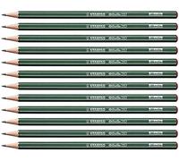 STABILO - Lápiz de grafito - Othello - Pack de 12 - Dureza 2B