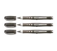 Stabilo - Lote de 3 bolígrafos tinta de Bionic Worker Colorfull negro trazo de 0,5 mm