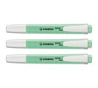 STABILO Marcador fluorescente Swing Cool Pastel Punta biselada 1-4 mm Tinta base agua Verde