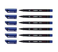 Stabilo 949344 - Rotulador permanente, 1 mm, color azul