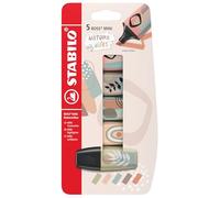 STABILO Marcador BOSS MINI Naturevibes – Pack de 5-5 colores