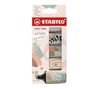 STABILO - Marcador - BOSS MINI Naturevibes - Estuche de 5-5 colores