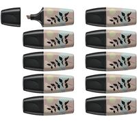 STABILO - marcador - BOSS MINI Naturevibes | pack de 10, gris cálido