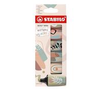STABILO - marcador - BOSS MINI Naturevibes | pack de 6, 6 colores