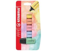 STABILO - Marcador - BOSS MINI Pastel - Pack de 5-5 colores