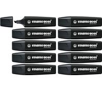STABILO Marcador BOSS ORIGINAL Pack de 10 - Negro
