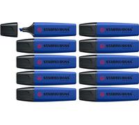 STABILO - marcador - BOSS ORIGINAL NatureCOLORS Wildflower | pack de 10, azul ultramar