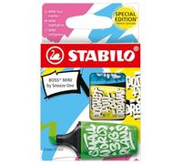 Stabilo boss mini by snooze one marcador 3 pieza(s) punta de cincel az