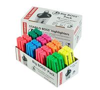 STABILO - Marcador fluorescente - BOSS ORIGINAL - Pack con 48 unidades en colores surtidos