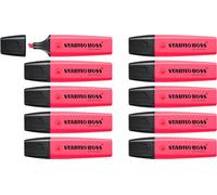 STABILO - Marcador fluorescente - BOSS ORIGINAL - Pack de 10 - Rosa