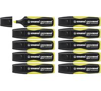 STABILO - Marcador fluorescente ecológico - GREEN BOSS - Pack de 10 - amarillo