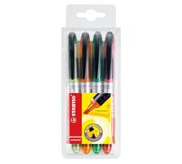 STABILO Marcador fluorescente Navigator - tinta líquida - estuche 4 colores