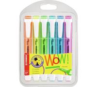 STABILO Marcador fluorescente Swing Cool – Estuche de 6 colores