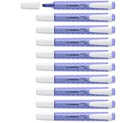STABILO - Marcador fluorescente - swing cool - Pack de 10 - lavanda