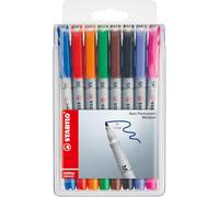 STABILO Rotulador permanente OHPen Universal Punta superfina soluble en agua Estuche 8 colores