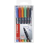STABILO - marcador permanente - OHPen universal | tinta permanente, punta fina, pack de 6
