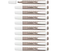 STABILO Marcador swing cool NatureCOLORS Pack de 10 Gris cálido