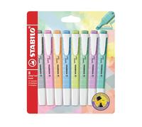 STABILO Marcadores fluorescentes Swing Cool Pastel – Estuche de 8 colores