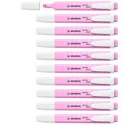 STABILO Marcador Swing Cool Pastel – Pack de 10 – fucsia helado