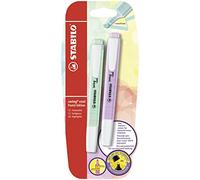 STABILO - Marcador - swing cool Pastel - Pack de 2 - pizca menta, violeta