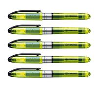 STABILO NAVIGATOR - Lot de 5 surligneurs à encre liquide - Jaune