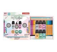 Stabilo pastelove set - estuche de 35 - rotuladores punta fina, rotula