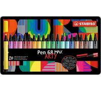 STABILO PEN 68 MAX ARTY LINE Estuche Metal de 20 - Set de 5