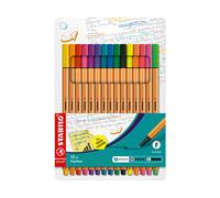 Rotuladores STABILO Point 88 Fineliner, Estuche x15 Colores