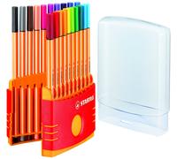 STABILO Rotuladores Point 88 Fineliner punta fina ColorParade Estuche 20 colores