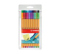 STABILO Rotulador de punta fina Point 88 – Estuche 20 colores