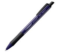 Stabilo pointball naturecolors wildflower boligrafo retractil - trazo 0.5mm - hecho con 87% bioplastico - grip antideslizante - recargable - tinta azul - color del cuerpo ultra marino (10 uds)