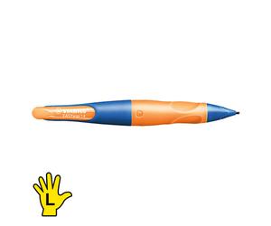 Stabilo - Portaminas Easy Ergo de 1,4 mm (azul marino/naranja) para zurdos